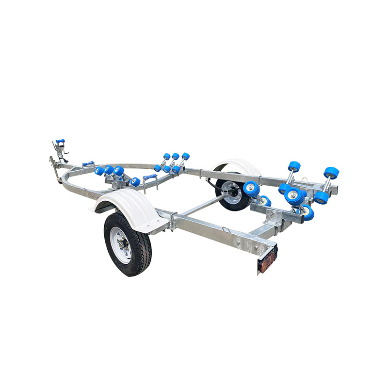 船用镀锌拖车 游艇工具拖车运输车冲锋舟专用拖车快艇防锈